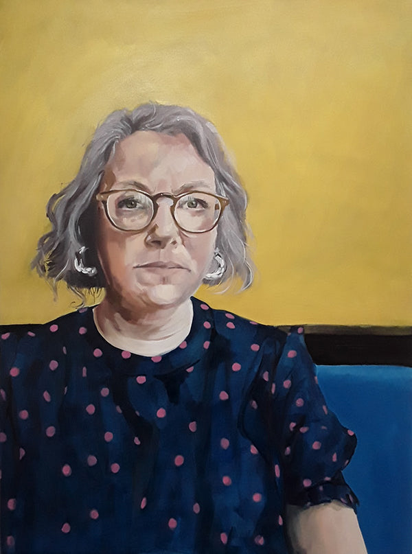 Self Portrait in Yellow and Blue